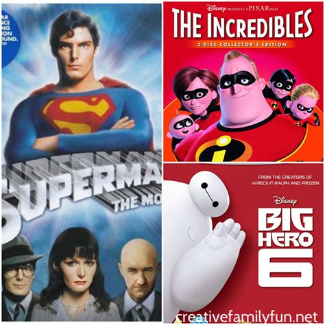 Top 10 Superhero Movies for Families - Creative Family Fun