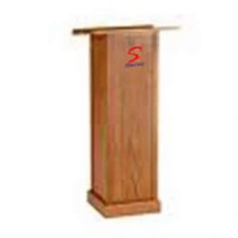 Teak plywood Wooden Podium With Microphone SP-529, For Office, Colleges at Rs 16000 in Delhi