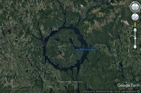 MANICOUAGAN IMPACT STRUCTURE – Crater Explorer