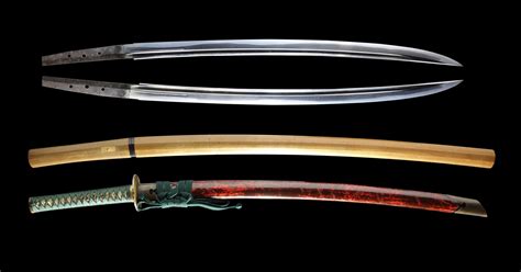 450 years old Antique Katana sword(Nagamaki Noshi) for sale | Samurai Museum Shop