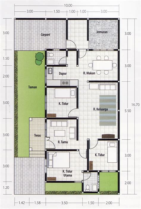 Desain Rumah Minimalis 3 Kamar Tidur Dan Garasi | Gambar Desain Rumah Minimalis