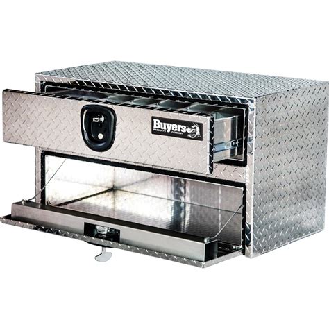 Buyers Products Company 48 Diamond Plate Aluminum Underbody Truck Tool Box-1712210 - The Home Depot