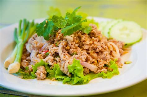 Larb Chicken Salad | Epicurious