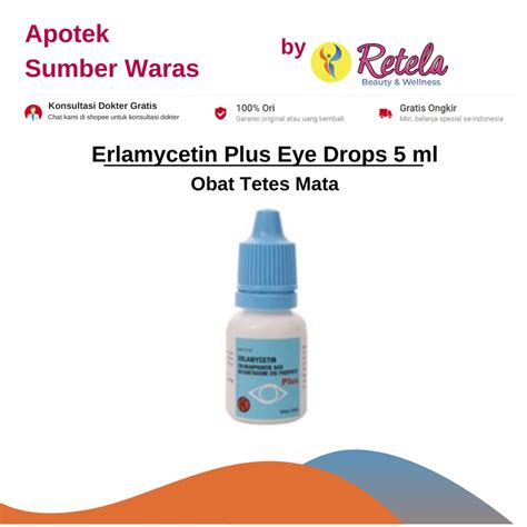 Jual Erlamycetin Plus Eye Drops 5 ml | Shopee Indonesia