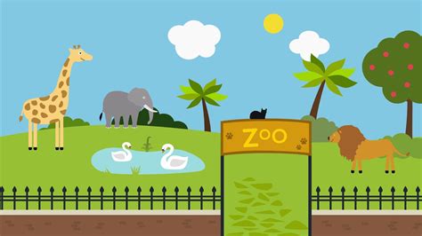 Zoo Gambar Kebun Binatang Kartun : Kebun Binatang Gambar Foto Vektor Stok Shutterstock - Seamus ...