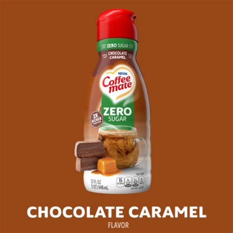 Coffee mate Zero Sugar Chocolate Caramel Liquid Coffee Creamer, 32 FL OZ - Fry’s Food Stores