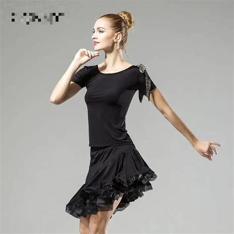 Aliexpress.com : Buy New arrival Black Women Ballroom Dance Dress Latin Dance Dress Ladies Dance ...