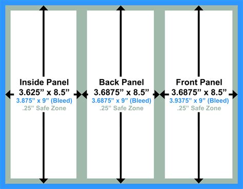 Bi Fold Brochure Size