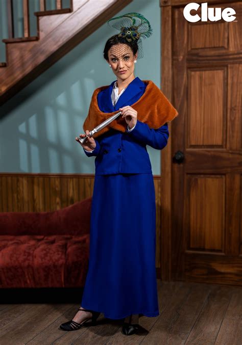 Mrs. Peacock Clue Women's Costume