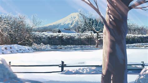 Anime Winter Scenery Wallpapers - Wallpaper Cave