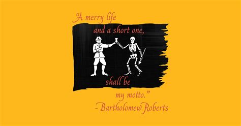 Bartholomew Roberts Flag - Pirate - Sticker | TeePublic