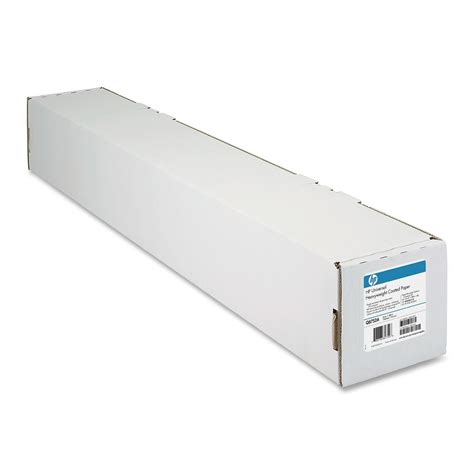 HP Inkjet Print Coated Paper A1 24"x150ft Glossy Matte 1Roll Bright White C6019B - Walmart.com