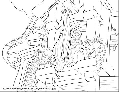 Rapunzel Tower Coloring Page at GetColorings.com | Free printable colorings pages to print and color