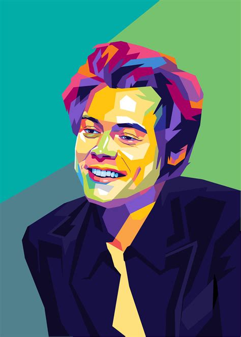 Harry styles vector pop art or wpap isolated style 14290343 Vector Art ...