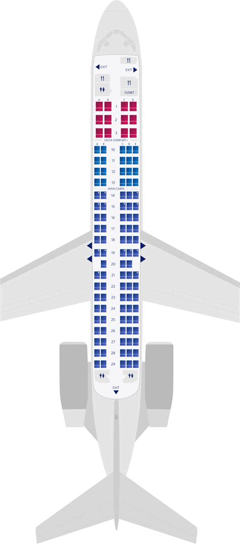 Boeing 717-200 Seat Maps, Specs & Amenities | Delta Air Lines