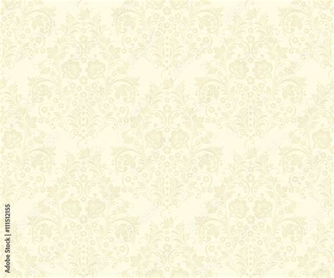 Vector damask seamless pattern beige background. Elegant luxury texture ...