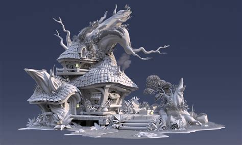 The Treehouse: Creating 3D Environment Art Using Maya and Zbrush