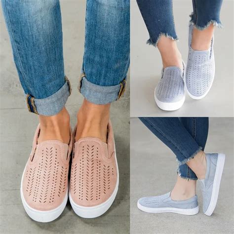 2018 Fashion Spring Summer Women Vulcanize Shoes Slip on Ladies Casual Canvas Shoes Female ...