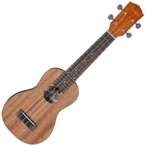 Fender Ukulele U'Uku Soprano Ukulele, Natural at Gear4music