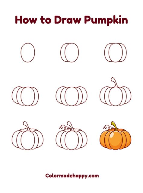 How to Draw a Pumpkin: Step by Step Guide