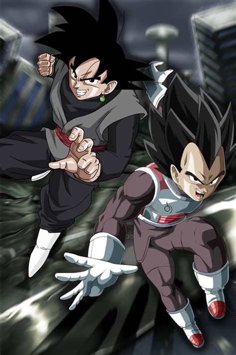 Dark Saiyans of the Future Vegeta & Goku Black | DB-Dokfanbattle Wiki | FANDOM powered by Wikia