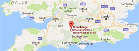 Stonehenge Location Map