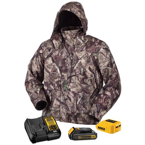 Details about DeWALT DCHJ062 20V True Timber HTC Camo Heated Jacket Kit with Battery, Small ...