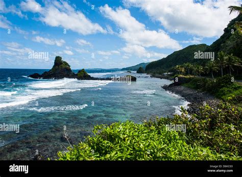 East Coast of Tutuila Island, American Samoa, South Pacific, Pacific ...