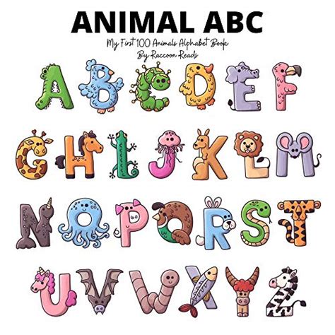 My First 100 Animals Alphabet Book: Animal ABC Book - Learn to Read ...