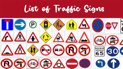 Regulatory Road Signs Meanings