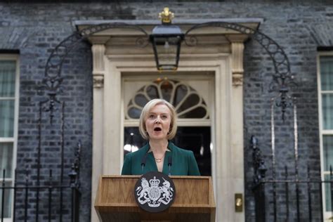 Liz Truss's final speech outside 10 Downing Street - in full