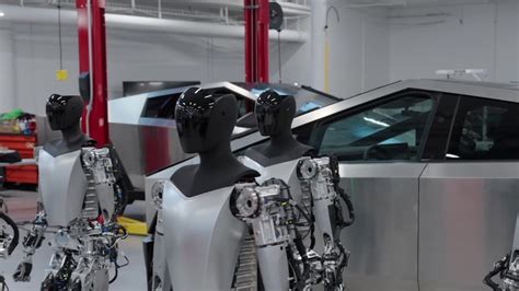 Rise of the Tesla-bots - Elon Musk shows off Terminator-like Optimus robots - CoventryLive