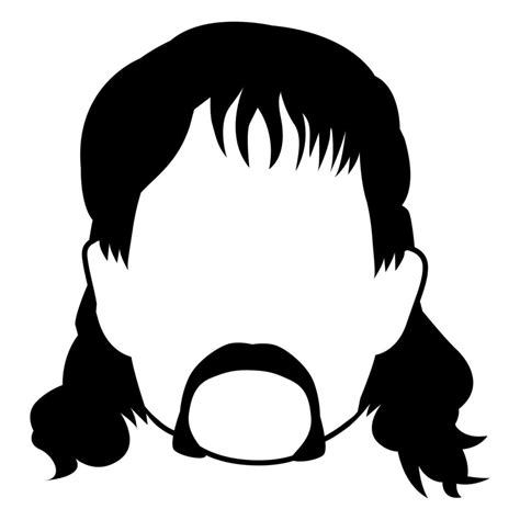 Mullet Hairstyle Filled Stroke 20297533 Vector Art at Vecteezy