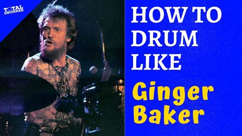 How to Drum Like Ginger Baker | Total Drummer | Online Drum Lessons