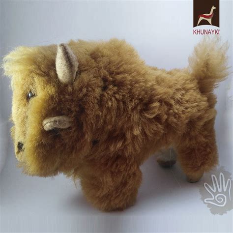 Buffalo Plush Toy 7,5" - PERUHAND | Alpaca Stuffed Animals & Decorative ...