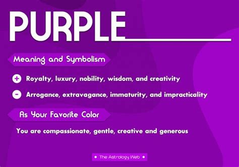 Purple Color Meaning and Symbolism | The Astrology Web in 2021 | Purple color meaning, Color ...