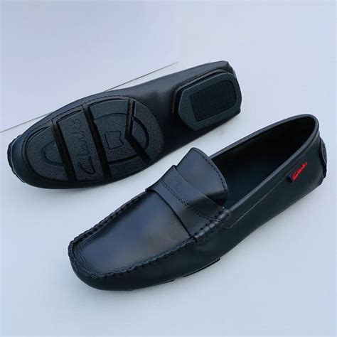 Clarks Black Smooth Leather Men Loafers Shoe - Nexotin.com