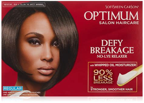 Buy SoftSheen-Carson Optimum Salon Haircare Optimum Care Defy Breakage No-Lye Relaxer, Regular ...