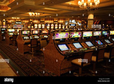 Slot Machines at the Bellagio Casino, Las Vegas Nevada Stock Photo: 5863469 - Alamy