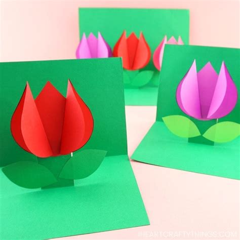 Free Printable Flower Pop Up Card Templates | Best Flower Site