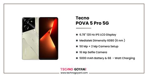 Tecno POVA 5 Pro 5G Price, Full Specifications & Release Date - Techno Goyani