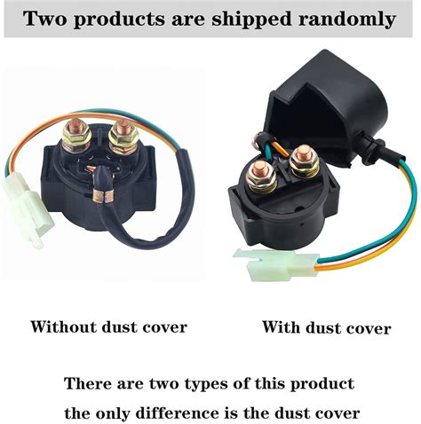 Motors GOOFIT Starter Relay Solenoid with Fuse fit for Honda Helix CN250 Elite CH250 Suzuki ...