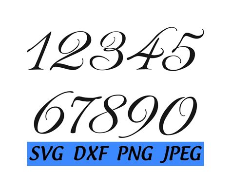 Fancy Numbers Fonts