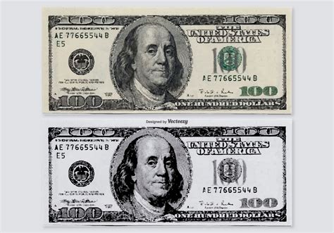 Hundred Dollar Vector Bills - Download Free Vector Art, Stock Graphics & Images