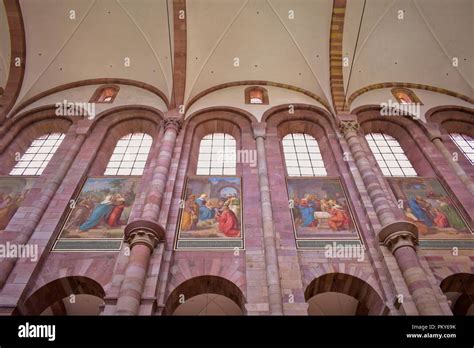 Speyer cathedral interior hi-res stock photography and images - Alamy