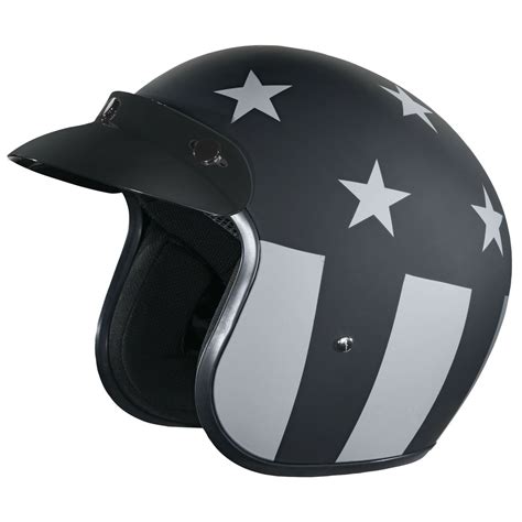 Daytona Helmets DOT Approved Motorcycle Helmet W/CAPTAIN AMERICA STEALTH DC6-CAS | Motorcycle ...