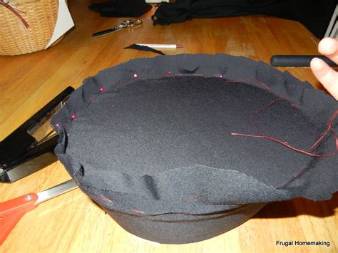 Frugal Homemaking: Railroad Conductor's Hat Tutorial