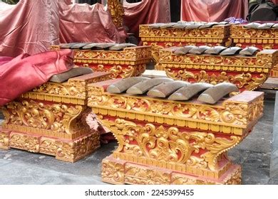 Traditional Balinese Gamelan Called Gong Bali Stock Photo 2245399455 | Shutterstock