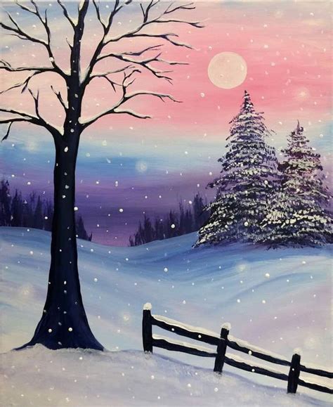 864 best Winter paintings images on Pinterest | Landscapes, Water colors and Winter scenes