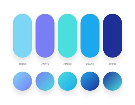 32 Beautiful Color Palettes With Their Corresponding Gradient Palettes